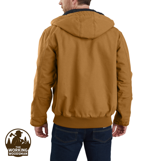 Carhartt Men's Insulated Active Jac - Loose Fit - Washed Duck - 3 Warmest Rating 104050