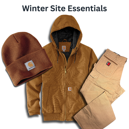 Winter Site Essentials – Insulated Jacket + Ripstop Pants + Beanie